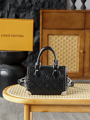 LV Speedy Trunk 20 Fashion Leather Black M27921 - 20.5x16x11cm - 6