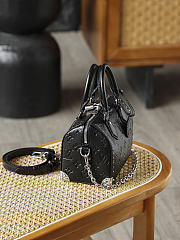LV Speedy Trunk 20 Fashion Leather Black M27921 - 20.5x16x11cm - 3