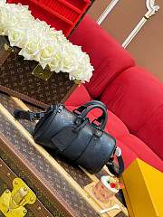 LV Keepall Bandouliere 25 Monogram Midnight Black M28369 - 25x15x11cm - 6