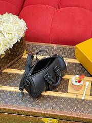 LV Keepall Bandouliere 25 Monogram Midnight Black M28369 - 25x15x11cm - 5