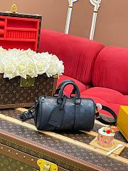 LV Keepall Bandouliere 25 Monogram Midnight Black M28369 - 25x15x11cm - 2