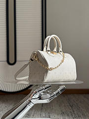 LV Speedy Bandouliere 25 Calf Leather Cream M26690 - 25x19x15cm - 6