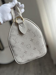 LV Speedy Bandouliere 25 Calf Leather Cream M26690 - 25x19x15cm - 3