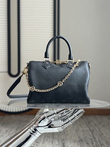 LV Speedy Bandouliere 25 Calf Leather Black M26486 - 25x19x15cm