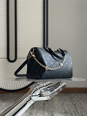 LV Speedy Bandouliere 25 Calf Leather Black M26486 - 25x19x15cm - 5