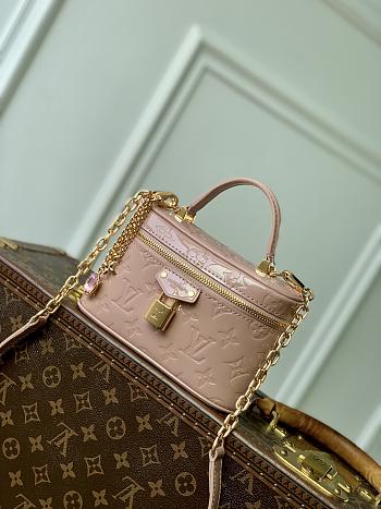 LV Vanity Chain Pouch Monogram Empreinte Desert Sand M27169 - 19x11.5x6.5cm