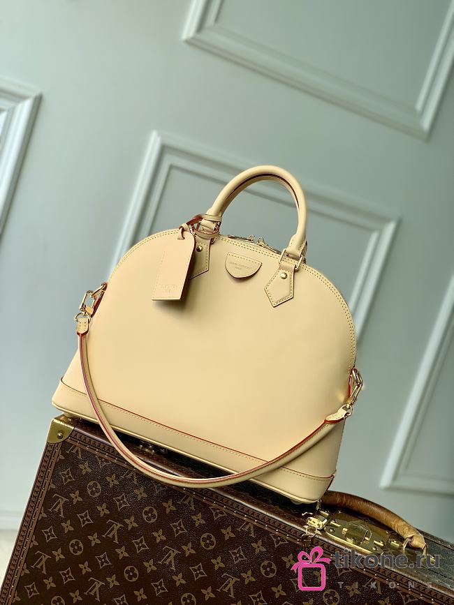 LV Alma PM VVN Leather Beige M27388 - 32x25x16cm - 1