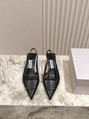 Jimmy Choo Frances 60 Slingback Pumps In Black