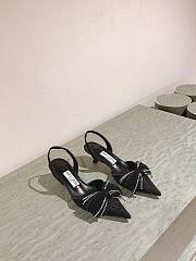 Jimmy Choo Brook 50 Embellished Slingback Pumps in Black  - 6