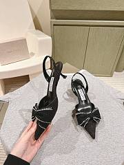 Jimmy Choo Brook 50 Embellished Slingback Pumps in Black  - 5