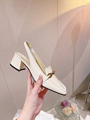 Jimmy Choo Diamond Tilda 45 Slingback Pumps in White - 5
