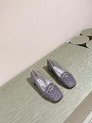 Jimmy Choo Ravi Ballerina in Silver - 2