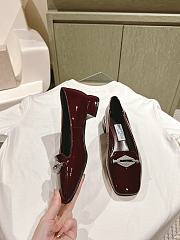 Jimmy Choo Ravi Ballerina in Burgundy - 5