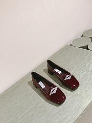 Jimmy Choo Ravi Ballerina in Burgundy - 2