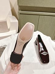 Jimmy Choo Ravi Ballerina in Burgundy - 4
