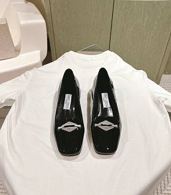 Jimmy Choo Ravi Ballerina in Black