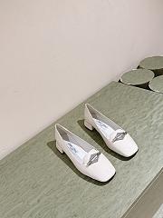Jimmy Choo Ravi Ballerina in White - 3