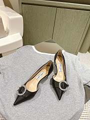 Jimmy Choo Melva 50 Embellished Leather Pumps in Black - 4