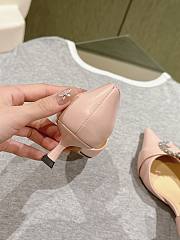 Jimmy Choo Melva 50 Embellished Leather Pumps in Nude - 4