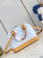 LV Alma BB Monogram Origine Bleu Courrier M27526 - 23.5x17.5x11.5cm - 5