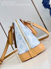 LV Alma BB Monogram Origine Bleu Courrier M27526 - 23.5x17.5x11.5cm - 2
