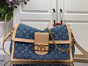 LV Dauphine Soft GM Denim Blue M13319 - 28x20x11cm - 1