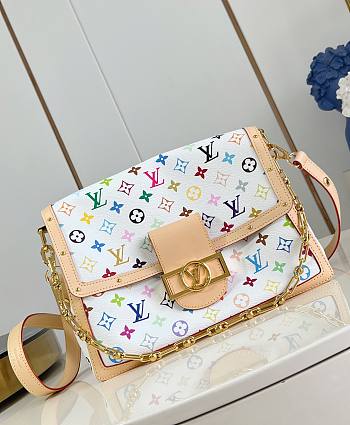 LVxTM Dauphine Soft GM Multicolor/White M13255 - 28x20x11cm
