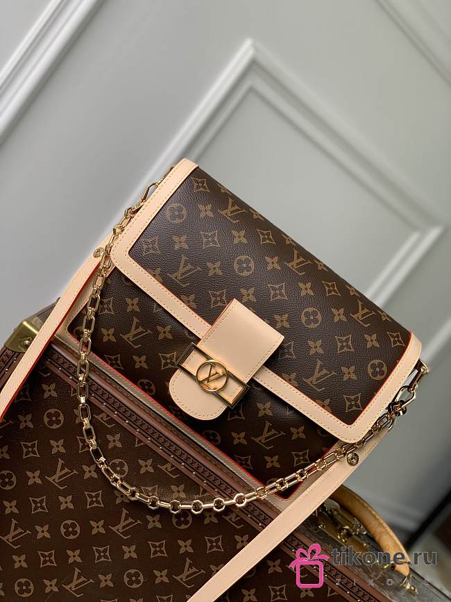 LV Dauphine Soft GM Monogram Canvas M47149 - 28x20x11cm - 1