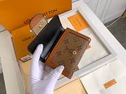 LV Dauphine Compact Wallet Monogram Reverse Canvas M68725 - 12x9.5x3.5cm - 6