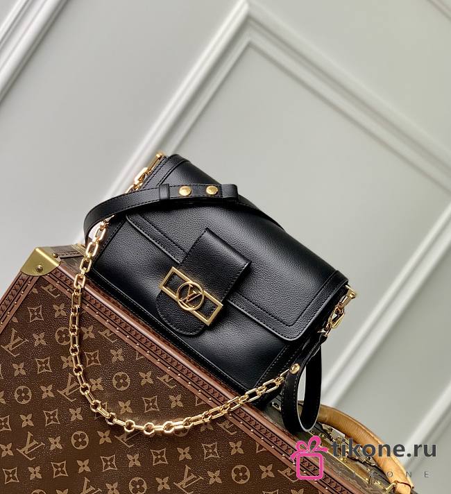 LV Dauphine Soft MM Black M25209 - 24x17x9cm - 1
