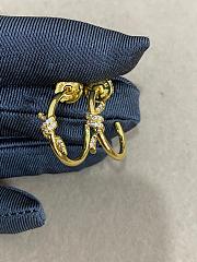 Tiffany Knot Hoop Earrings in Yellow/ Rose/ White Gold with Diamonds - 1