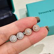 Tiffany Soleste Earrings in Platinum with Diamonds White/ Rose Gold - 3