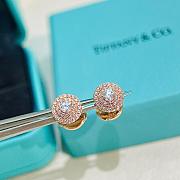Tiffany Soleste Earrings in Platinum with Diamonds White/ Rose Gold - 5