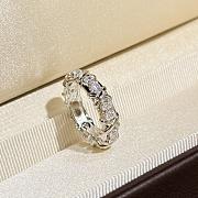 Tiffany Ring in Platinum and White Gold with Diamonds - 2