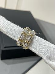 Tiffany Sixteen Stone Hoop Earrings in Platinum and Yellow Gold with Diamonds - 6