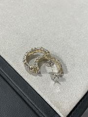 Tiffany Sixteen Stone Hoop Earrings in Platinum and Yellow Gold with Diamonds - 4