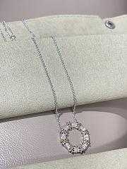 Tiffany Sixteen Stone Circle Pendant in Platinum & Yellow Gold with Diamonds - 3