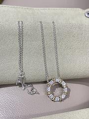 Tiffany Sixteen Stone Circle Pendant in Platinum & Yellow Gold with Diamonds - 4