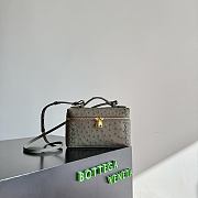 Bottega Veneta Bang Bang in Ostrich Cypress - 22x12.5x5cm - 5