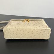 Bottega Veneta Bang Bang in Ostrich Beige - 22x12.5x5cm - 2