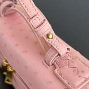 Bottega Veneta Bang Bang in Ostrich Rose - 22x12.5x5cm - 5