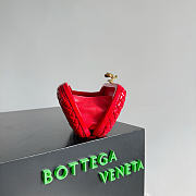 Bottega Veneta Knot Patent in Red (flower closure) - 19x11.5x5cm - 6