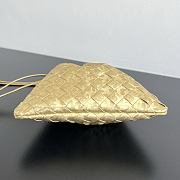 Bottega Veneta Small Dustbag Lamina Satin Leather Gold - 21x16.6x1cm - 4