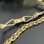 Bottega Veneta Dustbag Notte Lamina Satin Leather Gold - 33x19x8cm - 2