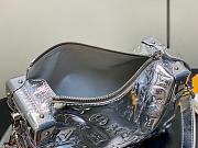 LV Ski Side Trunk MM Monogram Miroir Silver M26223 - 23.5x16x8.5cm - 3