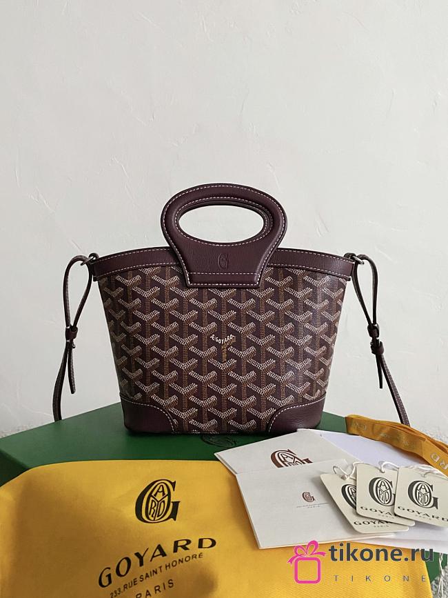 Goyard Beluga Mini Bag Burgundy - 23x18.5x8cm - 1