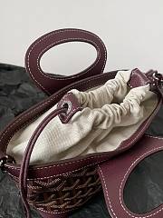 Goyard Beluga Mini Bag Burgundy - 23x18.5x8cm - 4