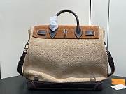 LV Steamer 40 Autres Cuirs Monogram Suede Leather Tan M26019 - 40x42x17cm - 2
