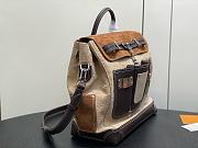 LV Steamer 40 Autres Cuirs Monogram Suede Leather Tan M26019 - 40x42x17cm - 3