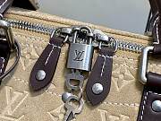 LV Keepall Bandouliere 50 Autres Cuirs Monogram Suede Leather Tan M26127 - 50x29x23cm - 3